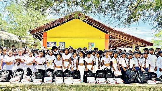 CEAT Kelani helps Monaragala school-going children