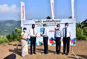 Dialog Axiata Partners Gamata Sanniwedanaya Project Initiated by TRCSL