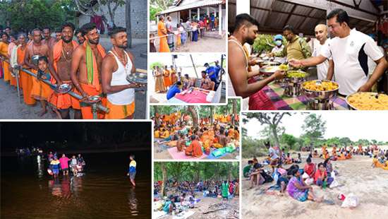 Navy helps devotees engaged in ‘Paada Yaathra’