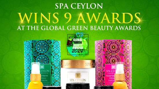 Spa Ceylon records 9 wins at the Global Green Beauty Awards 2024