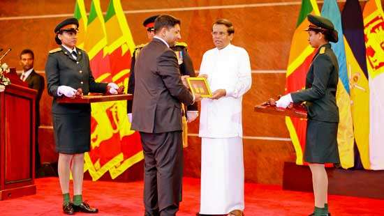 President, Defence State Minister conferred military honours