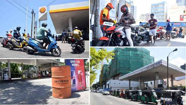 Fuel queues return...