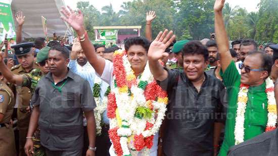 Ranil Sajith in Nuwara Eliya