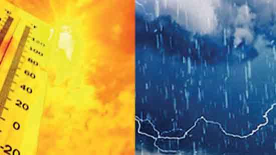 Chaotic weather grips Sri Lanka with rain and heat warnings
