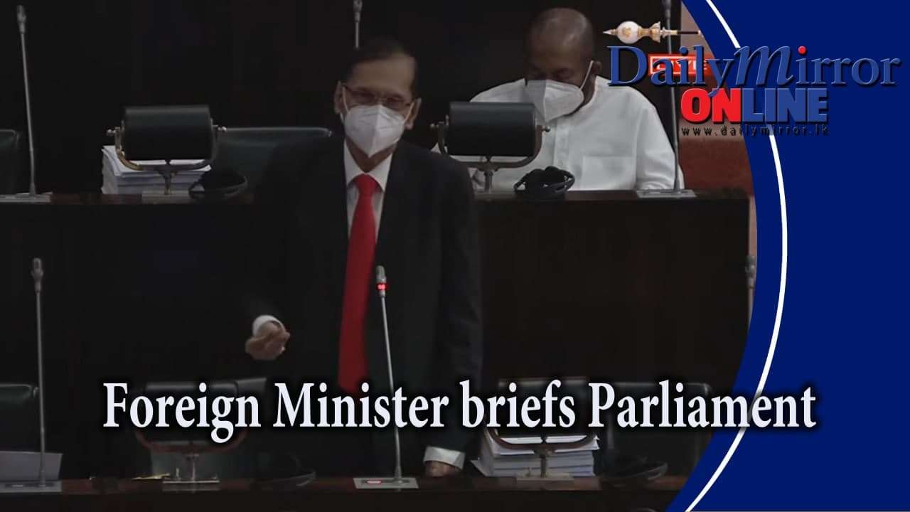 Foreign Minister briefs Parliament