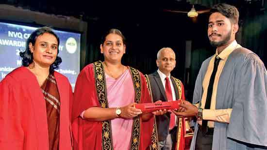 CMC awards NVQ certificates to vocational trainees