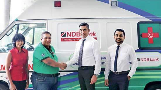 NDB Bank refurbishes Hikkaduwa ambulance with Suwaseriya Foundation