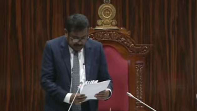 Ashoka Sapumal Ranwala elected as new Speaker