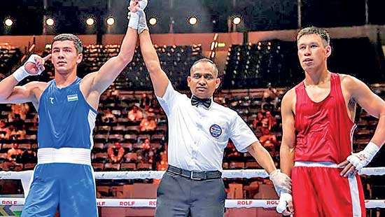 Sri Lankan referee applauded at World Boxing Championship