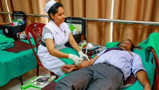 Blood donation campaign