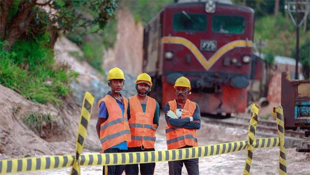 Inspecting reconstruction work...