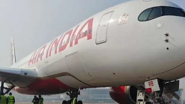 Investigation after Air India jet engine sucks in cargo container at Delhi airport