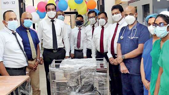 People’s Bank donates medical equipment to SBSCH for 60th anniversary