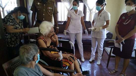 Mobile vaccination program for disabled elderly in Gothatuwa