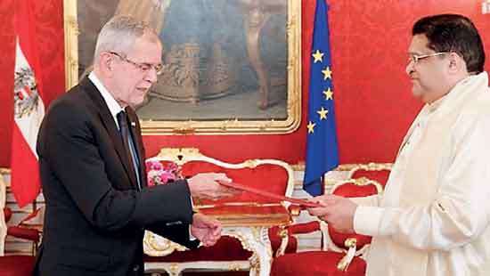 New SL envoy to Austria says SL looks to new era of cooperation with Austria