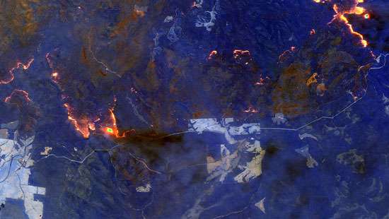 True scale of bushfires across Australia