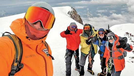 Johann summits  Mt. Elbrus