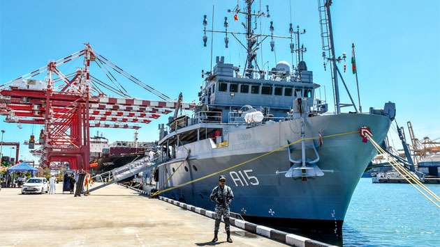 INS NIREEKSHAK makes port call in Colombo