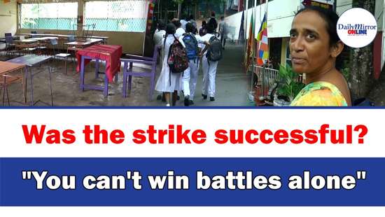 Was the strike successful?’’You can’t win battles alone’’