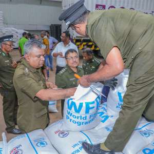 Fortified rice distributed to provide nutritious meal for school students