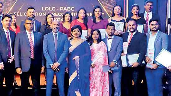 Pan Asia Bank and LOLC Insurance celebrate top performers