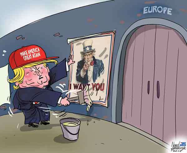 Cartoon of the Day 18-03-2026: Repainting the Call