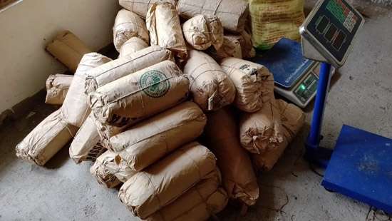 Three arrested with over 1,227 kgs of Cannabis