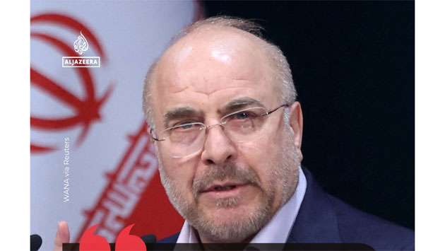 Iran’s parliament speaker says negotiations can’t start without Lebanon ceasefire