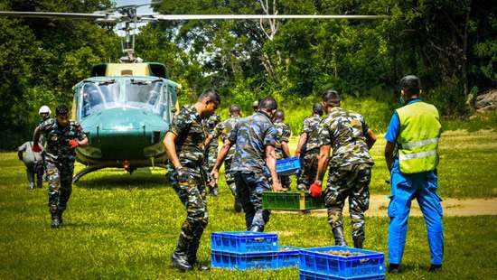 SLAF completes another aerial seed bombing operation