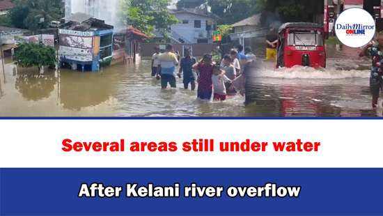 Several areas still under water , After Kelani river overflow