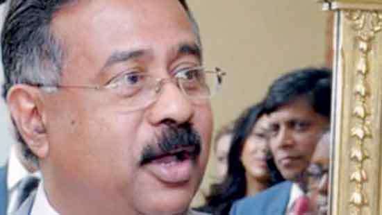 Former Chief Justice Jayantha Jayasuriya presents letters of credence to UN
