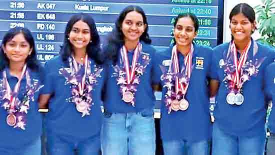 Sri Lanka artistic swimmers bag six medals
