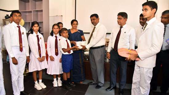 Musical instruments donated to Udugama-Welgolla Maha Vidyalaya