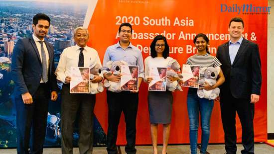 Four students from Sri Lanka appointed ambassadors for Adelaide, South Australia