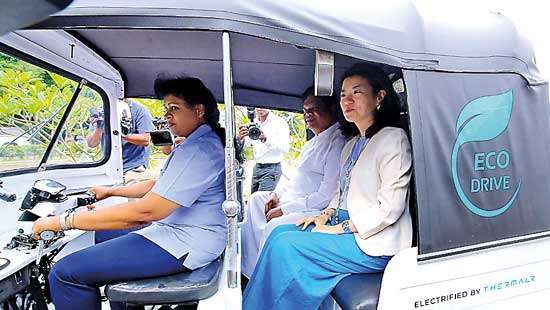 UNDP and government embark on green recovery project converting 500,000 Tuk-Tuks to EVs