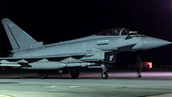 Joint UK-French air strike targets IS arms cache in Syria