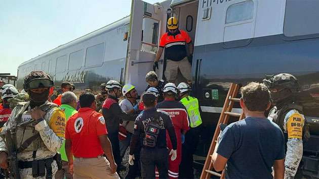Mexico train crash kills 13 and injures almost 100