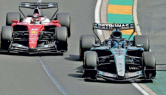 Dominant Russell wins Australian Grand Prix in Mercedes 1-2