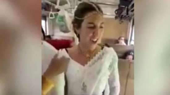 Kandyan bride onboard ’Podi Menike’