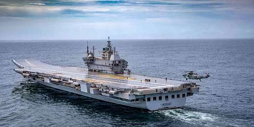 India launches first home-built aircraft carrier INS Vikrant