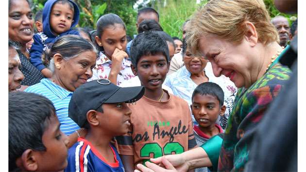 IMF Chief visits Cyclone-hit areas