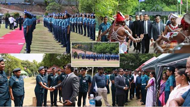 Passing out ceremony...