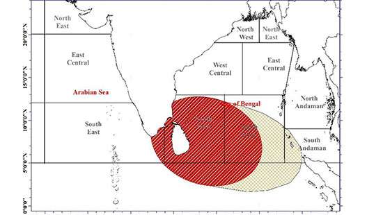 Naval, fishing communities advised not to venture to sea