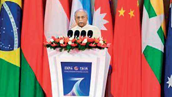 PM calls for joint efforts to promote tourism between China and Sri Lanka