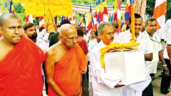 Felicitated as Chief Sanghanayaka of the Western Province