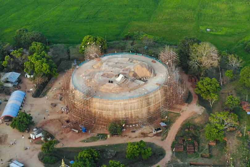 Second stage of Deegawapiya Stupa restoration inaugurated