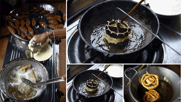 Busy with New Year sweet-making...