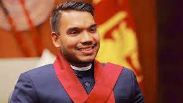 Namal Rajapaksa arrives at CID