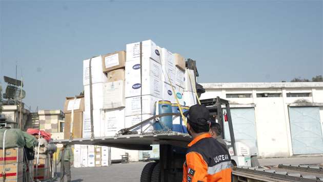 Pakistan says aid aircraft still stranded without adequate overflight clearance