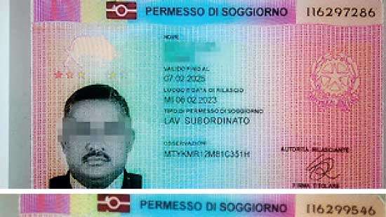 Sri Lankans with forged Italian resident cards nabbed at BIA